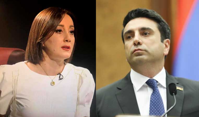 Ալեն Սիմոնյանն Անժելա Թովմասյանից պահանջում է ավելի քան 3 մլն դրամ