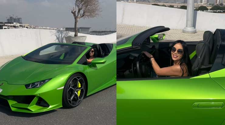 Անահիտ Սիմոնյանը՝ 230 հազար դոլարանոց շքեղ Lamborghini-ի ղեկին