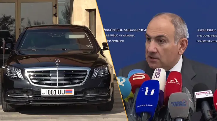 18-летний юноша арестован за то, что плюнул на машину Пашиняна