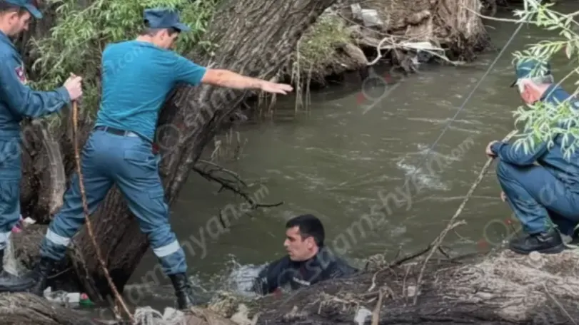 13-year-old girl in the Pambak River