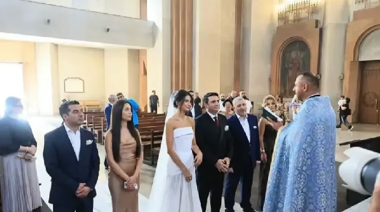 Alen Simonyan’s daughter attended her father’s wedding